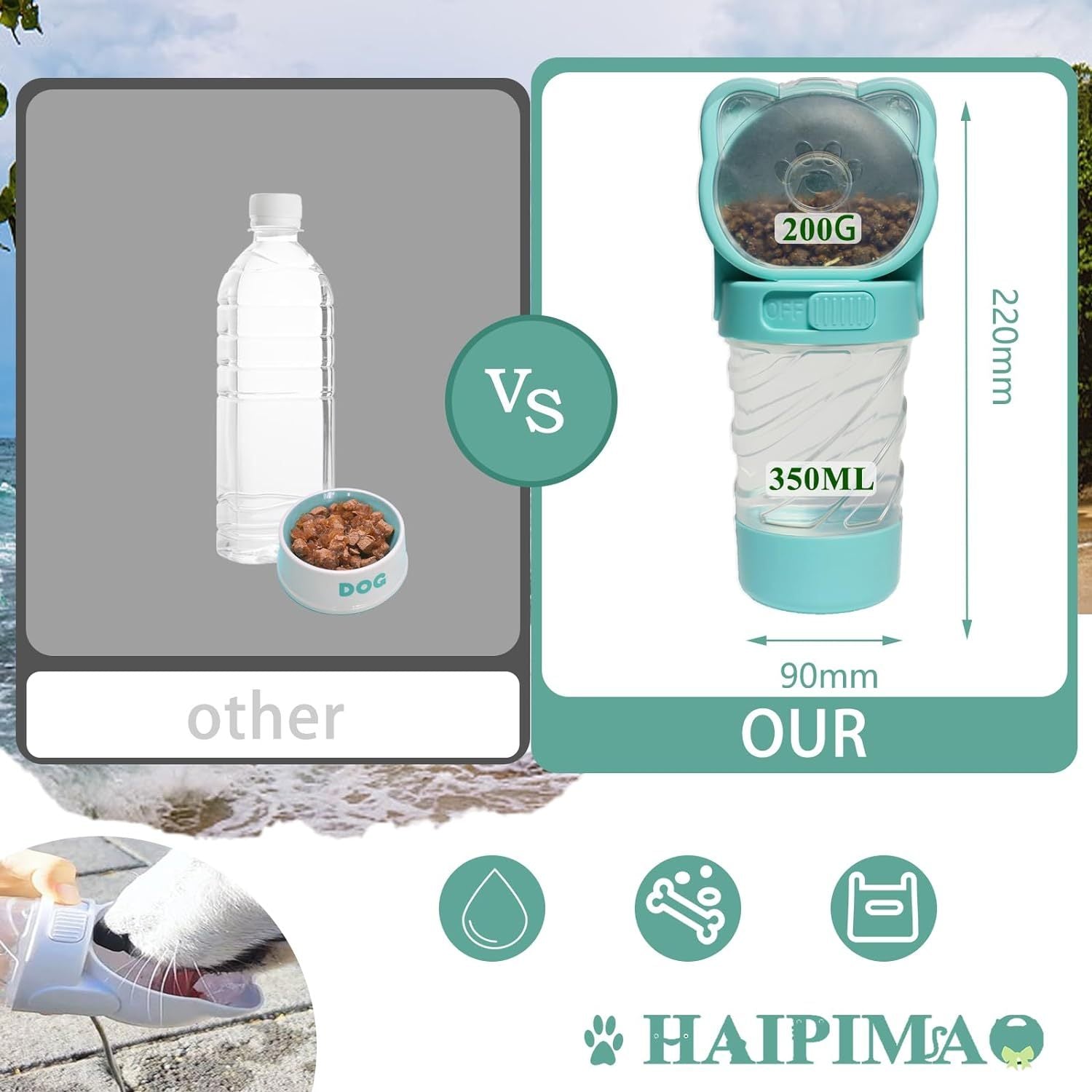 Sip-Snack-Stroll Bottle